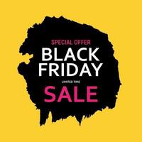 Black Friday Sale Banner Template vector