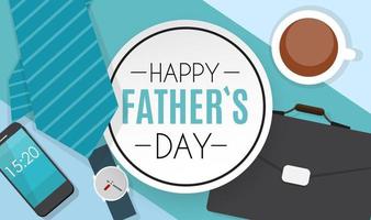 Happy Fathers Day Background Best Dad vector