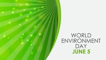 World environment day concept vector