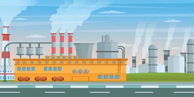 Factory Background Elements vector