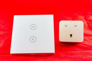 Smart WiFi switch with support for control via mobile  phone application photo