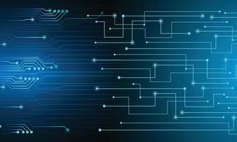 Fondo de concepto de tecnología futura de circuito cibernético vector