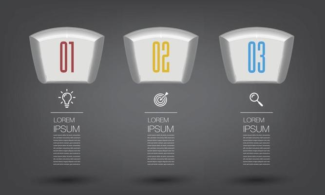 modern text box template banner Infographics