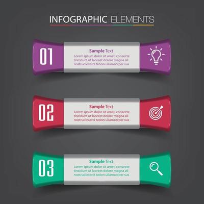 modern text box template banner Infographics