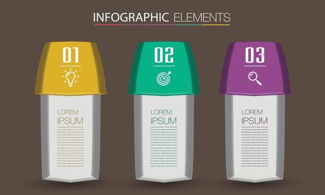 modern text box template banner Infographics