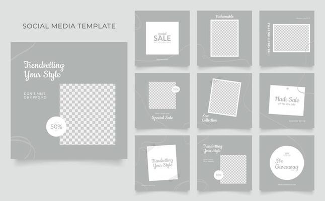 fully editable social media template banner for sale or promotion