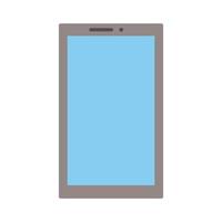 smartphone device electronic style flat vector