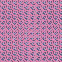 Wavy lines vector pattern, Memphis style. Squiggle pattern.
