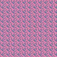 Wavy lines vector pattern, Memphis style. Squiggle pattern.