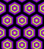 Neon Colour hypnotic background Abstract Seamless Pattern vector