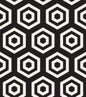 Black and white hypnotic background Abstract Seamless Pattern vector