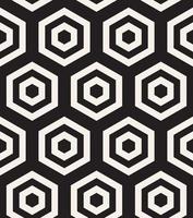 Black and white hypnotic background Abstract Seamless Pattern vector