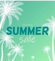 Abstract Summer Sale Background vector