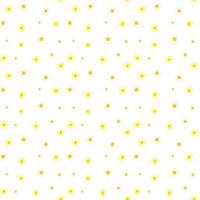 Summer Daisy Flower, Abstract Seamless Pattern Background with Flowers vector