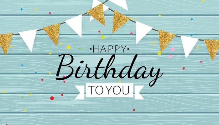 Free birthday banner - Vector Art