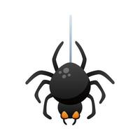 icono de estilo degradado de araña de halloween vector