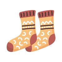 winter socks icon vector design