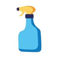 spray bottle medical product silhouette style vector