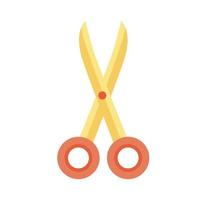 scissors school supply flat style icon vector