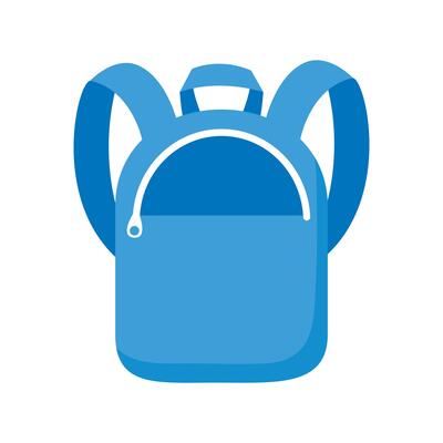 School bag line icon concept School bag vector  Stock Illustration  45786795  PIXTA