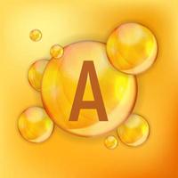 Vitamin A Icon Antioxidant vector