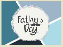 Fathers Day Background Best Dad vector