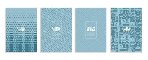 Simple Minimal Covers Template Design Future Geometric Pattern vector