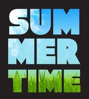 Summer Time Abstract Background vector