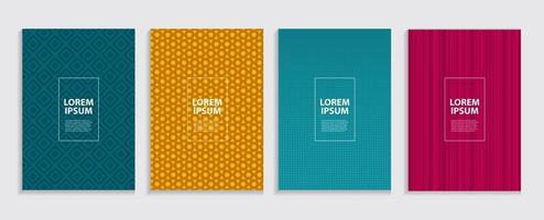 Simple Minimal Covers Template Design Future Geometric Pattern vector