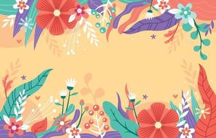 Beautiful Spring Floral Background vector