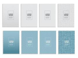 Big Collection Set of Simple Minimal Covers. Business Template Design Geometric Pattern vector