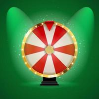 Wheel of Fortune Lucky Icon vector