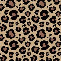 Leopard skin hand drawn. animal print drawing. Seamless Pattern. Vector Illustration.