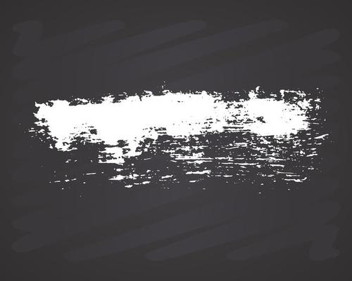 Brush strokes Set hand drawn grunge texture vector illustration isolated on white background