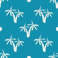 Seamless pattern background with hand drawn palm trees, summer seamless, background, vector illustration