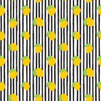 limón boceto dibujado a mano a rayas de patrones sin fisuras. ilustración vectorial. vector