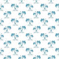 Seamless pattern background with hand drawn palm trees, summer seamless, background, vector illustration