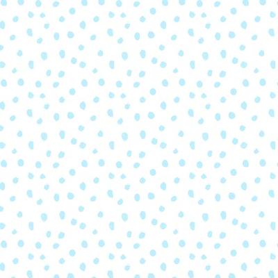 Hand drawn dots. snow seamless pattern, vector illustration
