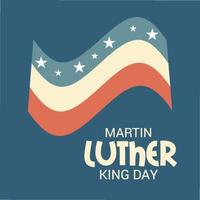 ilustración vectorial de un fondo para el día de martin luther king vector