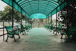 Green canopy tent photo