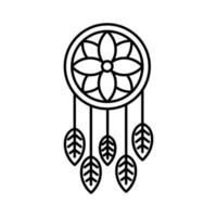A Simple Black Dream Catcher With Knitted Straps In The Middle And Feathers  Around It Vector, Dream Catcher, Circular, Silhouette PNG and Vector with  Transparent Background for Free Download