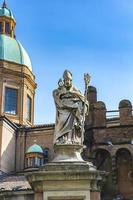 Saint Petronius statue in Bologna
