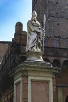 Saint Petronius statue in Bologna