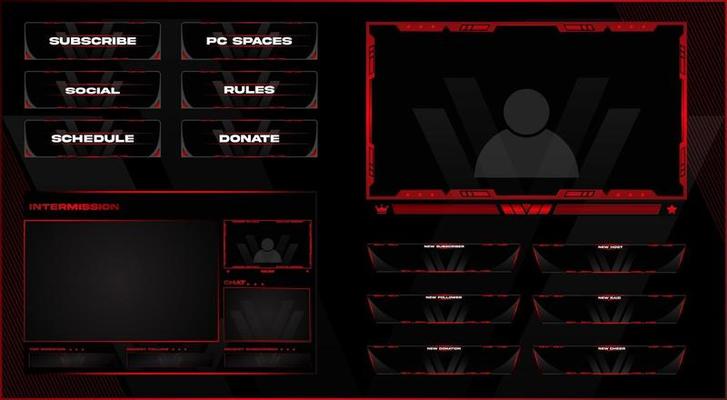 Geometric Stream overlay and display panel