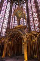 Saint Chapelle interior, Paris, France photo