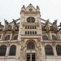 Iglesia de San Eustaquio en París, Francia foto