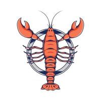 Lobster Artwork Logo vector