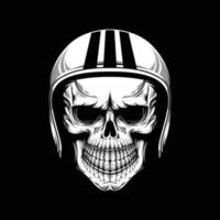 Biker Skull Vector Artwork