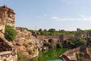 Chittorgarh Fort Water Reservoir in Rajasthan, India photo