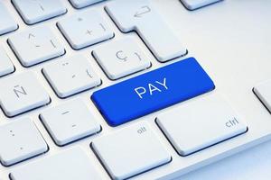 Pay Word on Keyboard Key photo